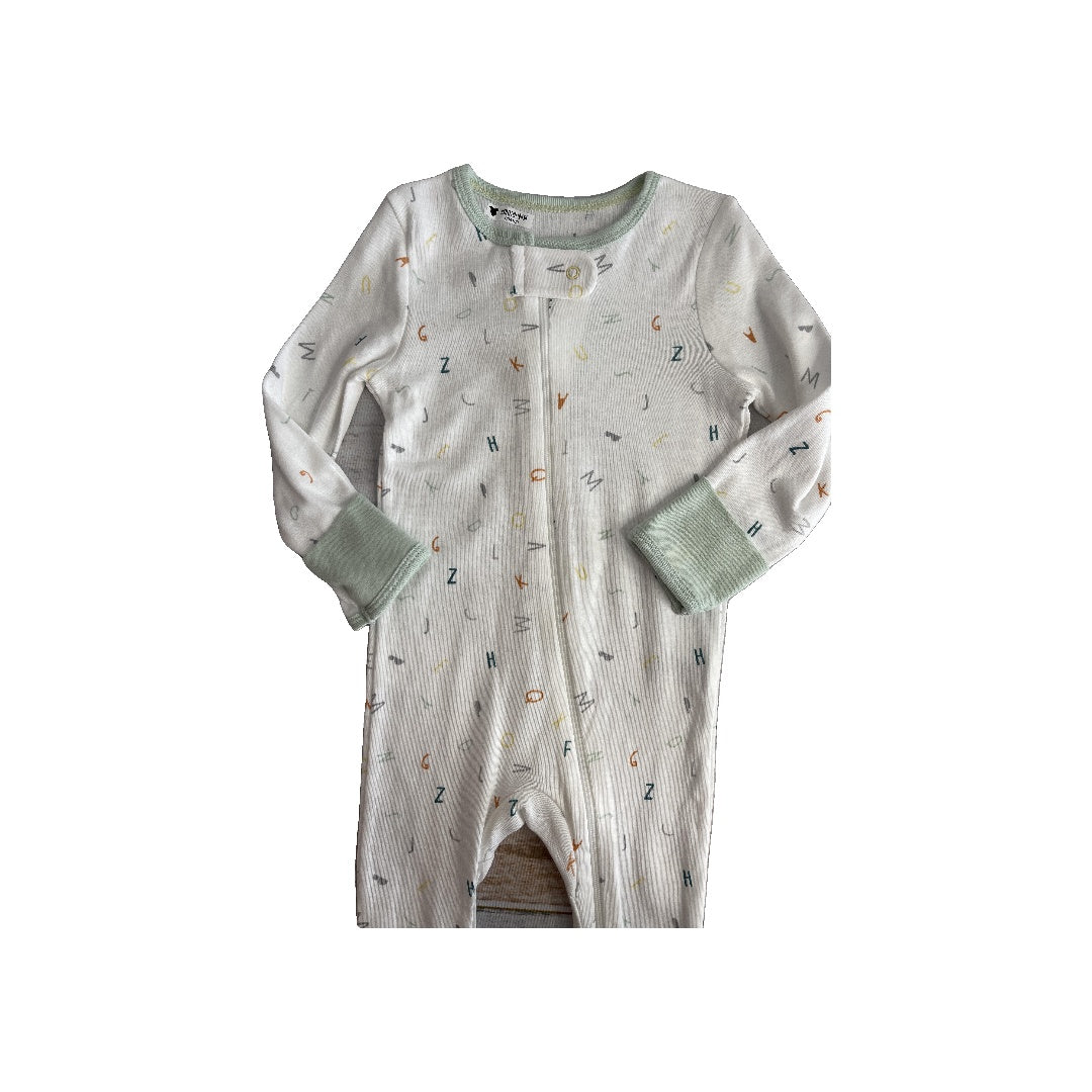 Cloud Island Unisex White Pajamas Size: 6-9 months White