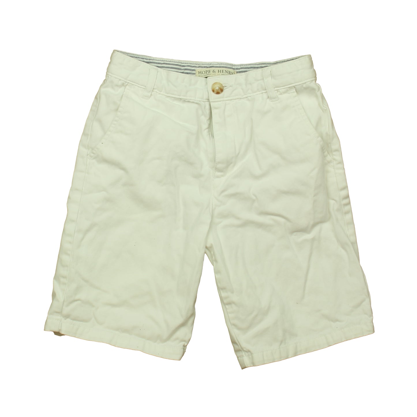 Hope & Henry Boys White Shorts Size: 8 Years