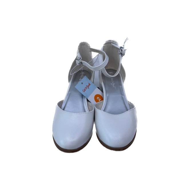 Cat & Jack Girls White Sandals Size: 2 Youth White