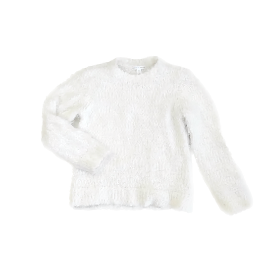 Rockets Of Awesome Girls White Sweater Size: 6 Years White