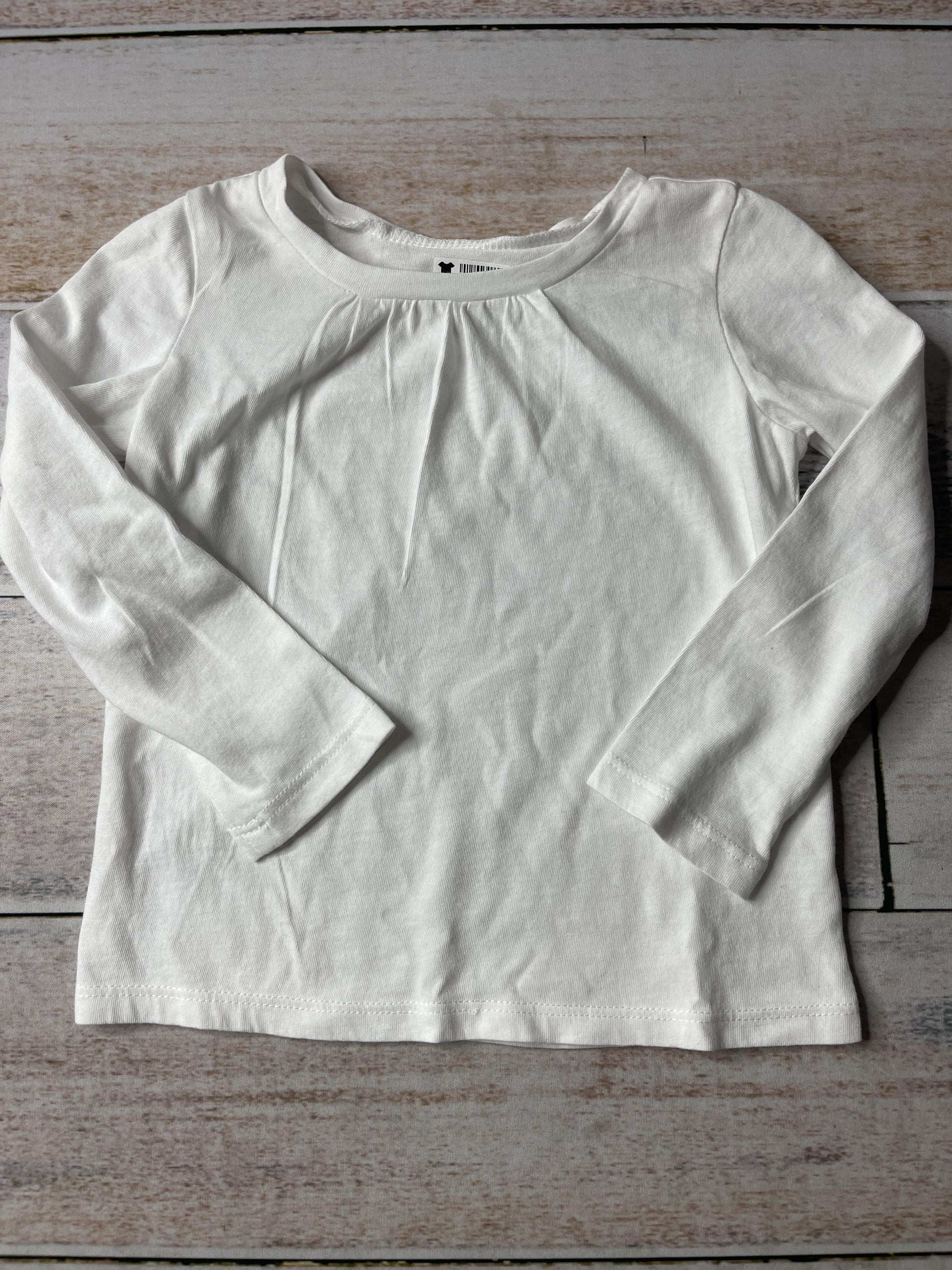 Harper Canyon Girls White Long Sleeve T-Shirt Size: 18 months White