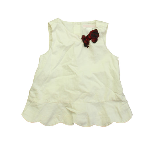 Janie and Jack Girls White Blouse Size: 3T White