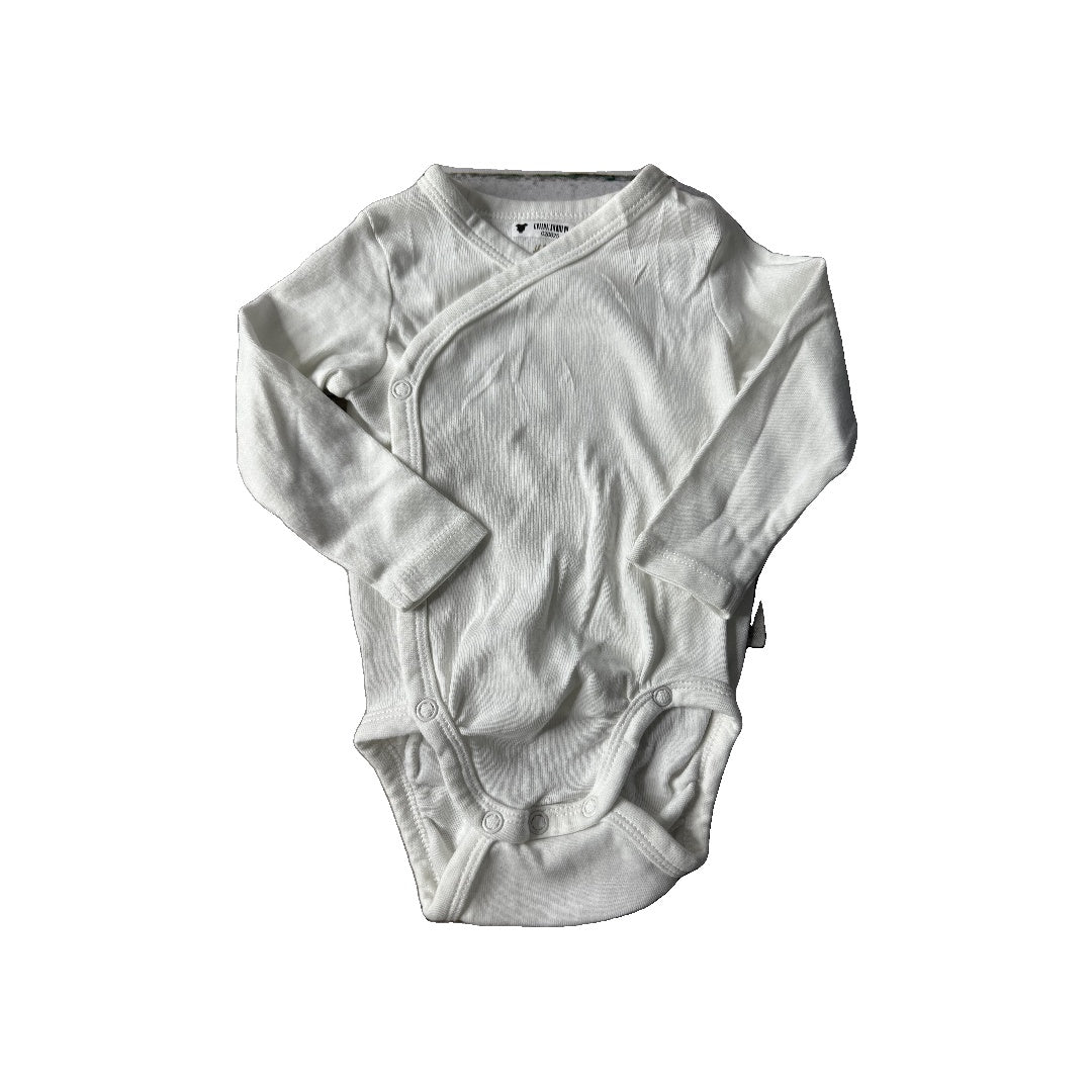 H&M Girls White Onesie Size: 3-6 months White