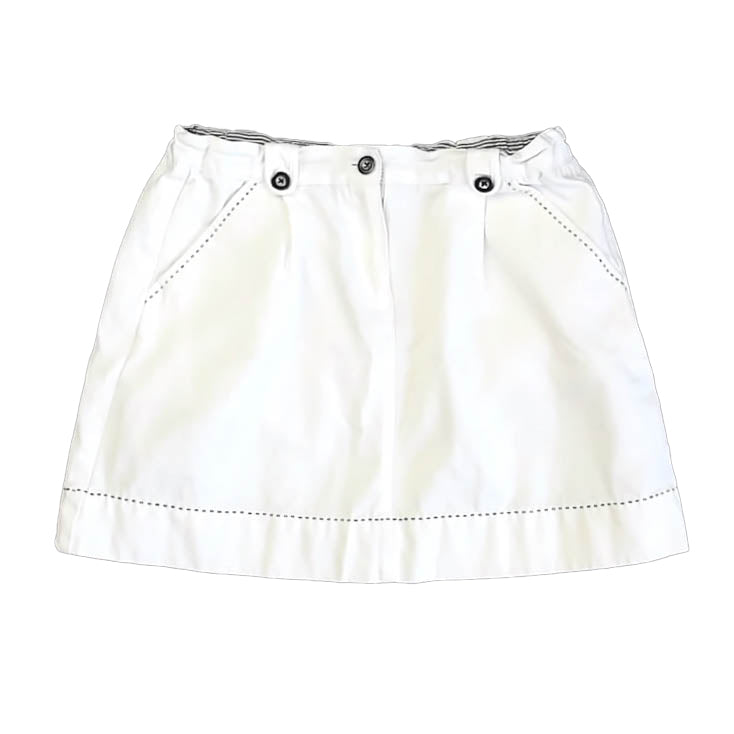 Jacadi Girls White Skirt Size: 10 Years White