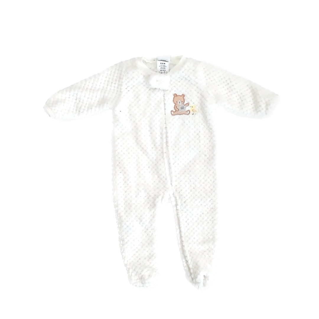 Little & Loved Unisex White Bunting Size: 6-9 Months White