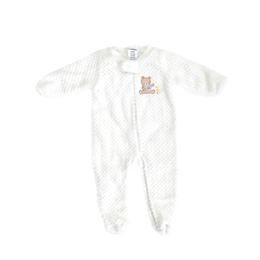 Little & Loved Unisex White Bunting Size: 6-9 Months White