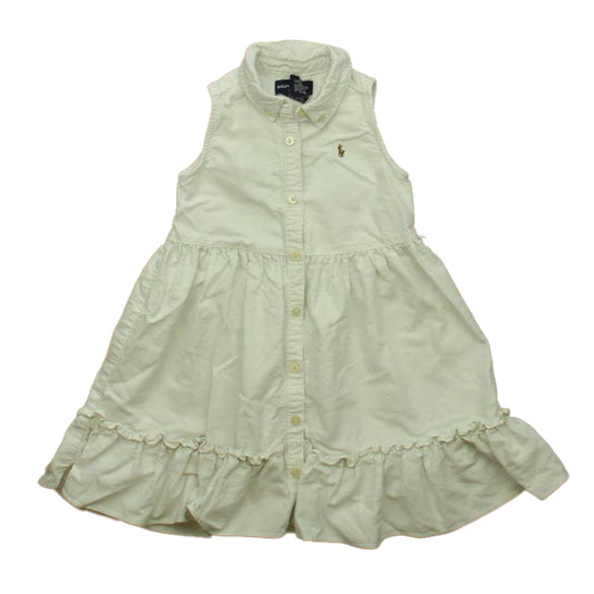 Ralph Lauren Girls White Dress Size: 4T