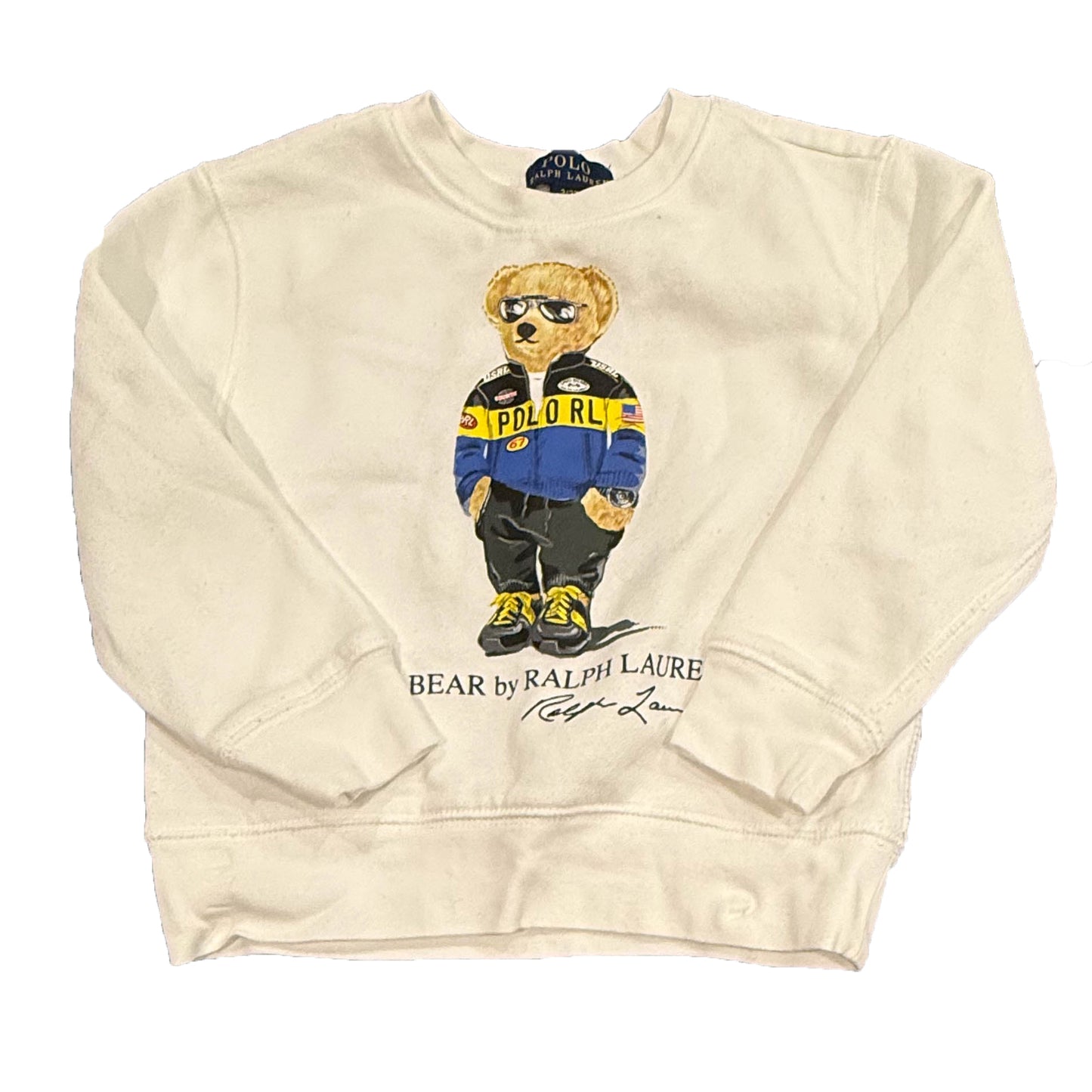 Ralph Lauren Boys White Sweatshirt Size: 3T White