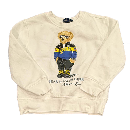 Ralph Lauren Boys White Sweatshirt Size: 3T White