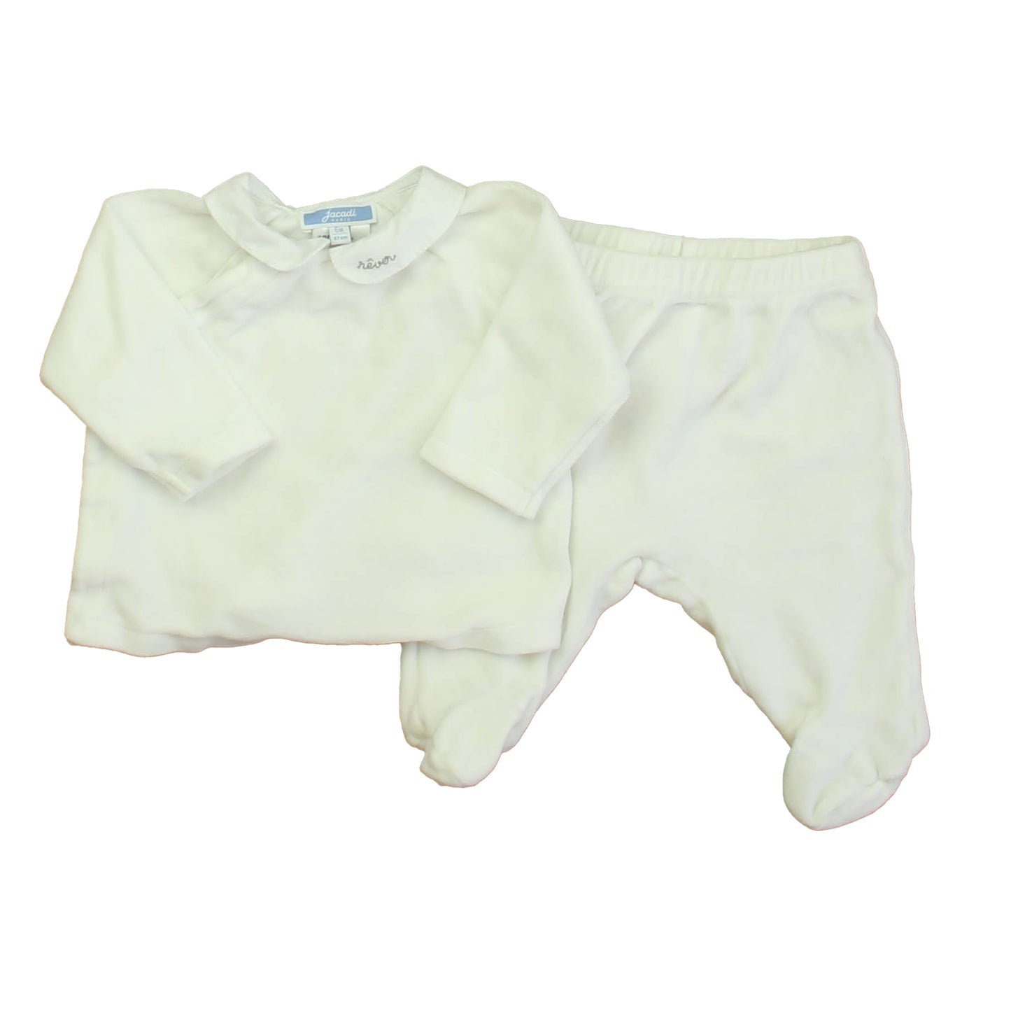 Jacadi Unisex White Apparel Sets Size: 6 Months White