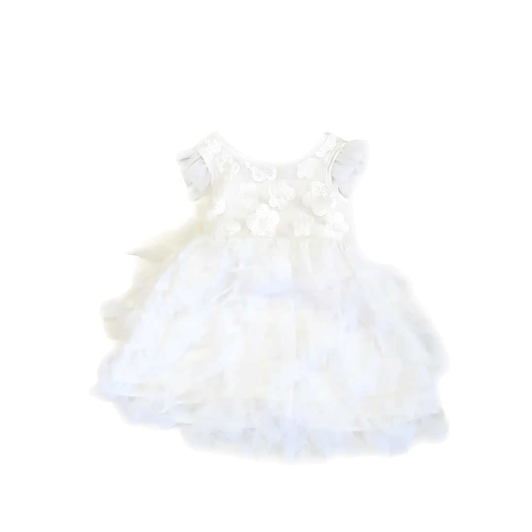 Purrfect Girls White Special Occasion Dress Size: 2T White