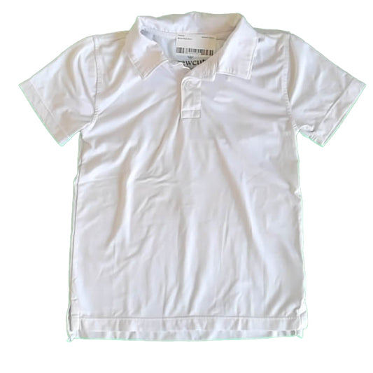Crewcuts Boys White Polo Shirt Size: 4-5T White