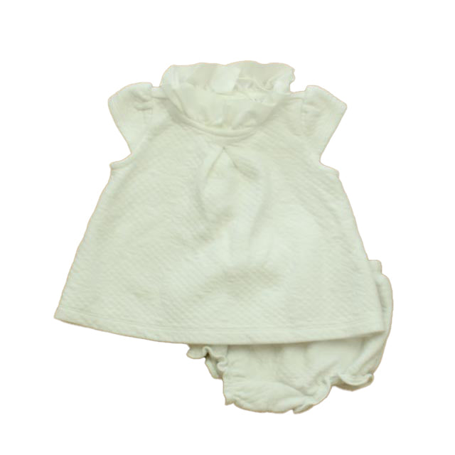 Janie and Jack Girls White Dress Size: 3-6 Months White