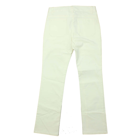 Jacadi Girls White Pants Size: 6 Years