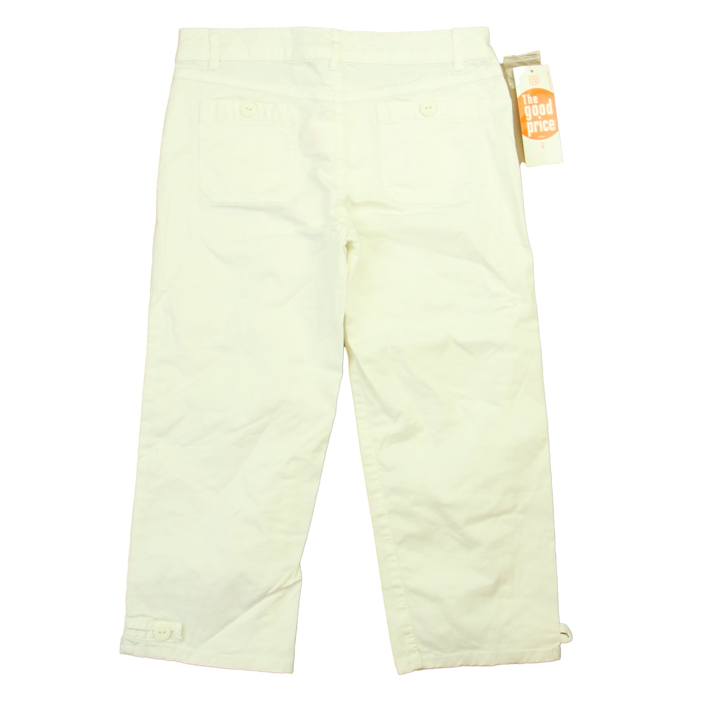 Okaidi Girls White Pants Size: 10 Years