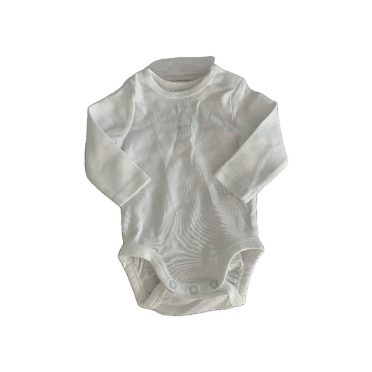 H&M Unisex White Onesie Size: Newborn White