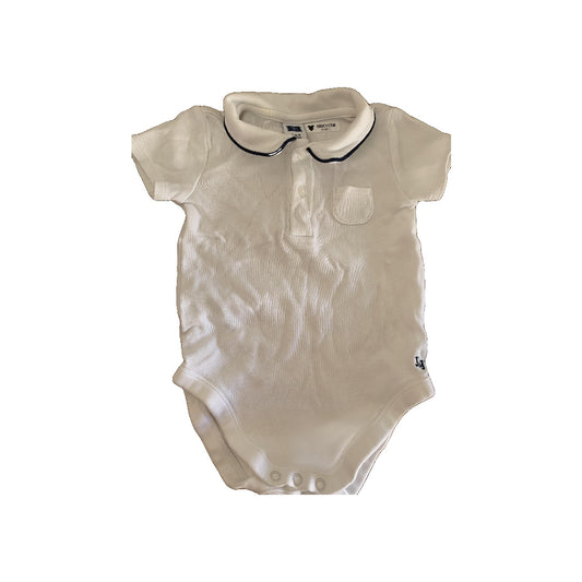 Boys White Onesie Size: 3-6 months White