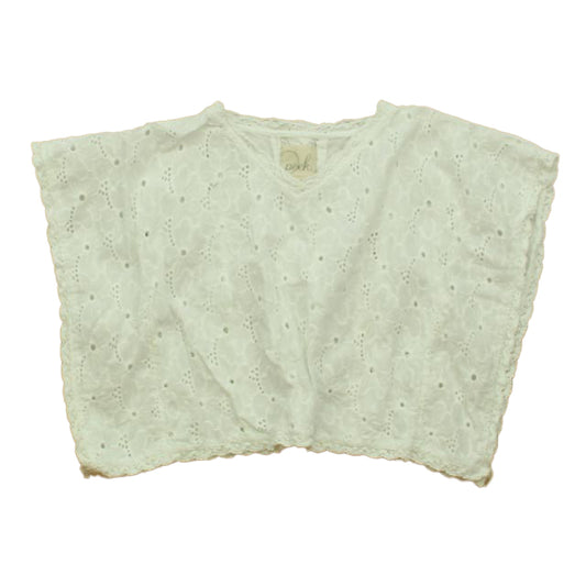 Peek Girls White Blouse Size: 2-3T White