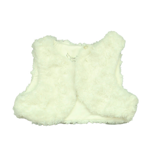 Pippa & Julie Girls White Vest Size: 2T White