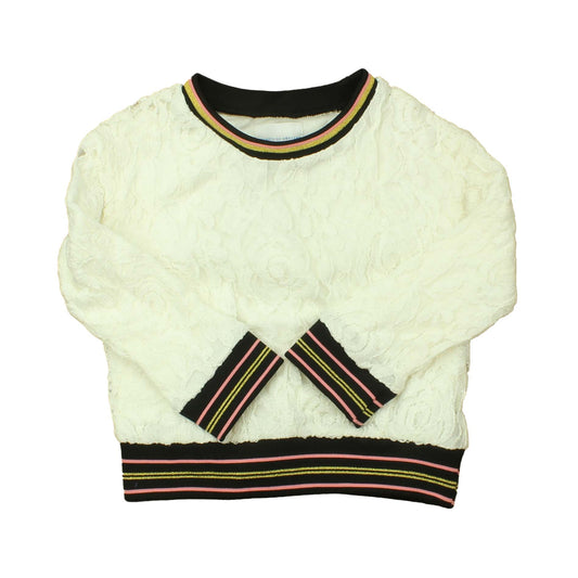 Rockets Of Awesome Girls White Long Sleeve Shirt Size: 4T White