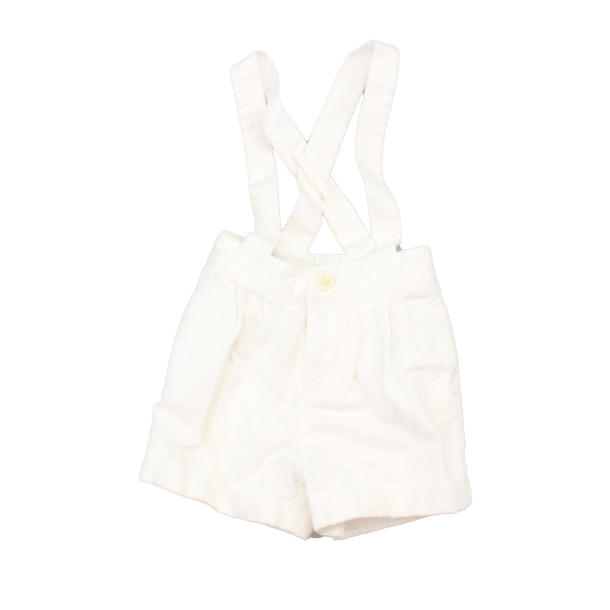 Ralph Lauren Boys White Overalls Size: 9 Months White
