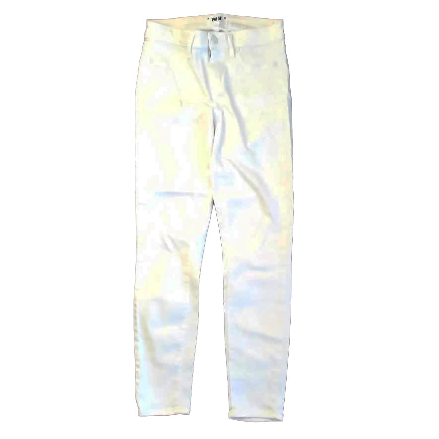 Paige Girls White Jeggings Size: Junior 27 White