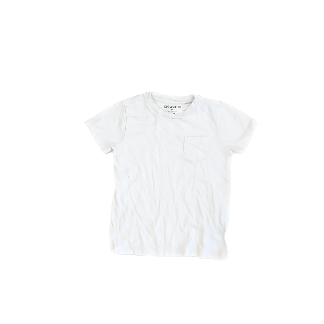 Crewcuts Boys White T-Shirt Size: 4-5T White