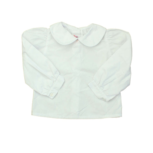 Stellybelly Girls White Blouse Size: 4T White