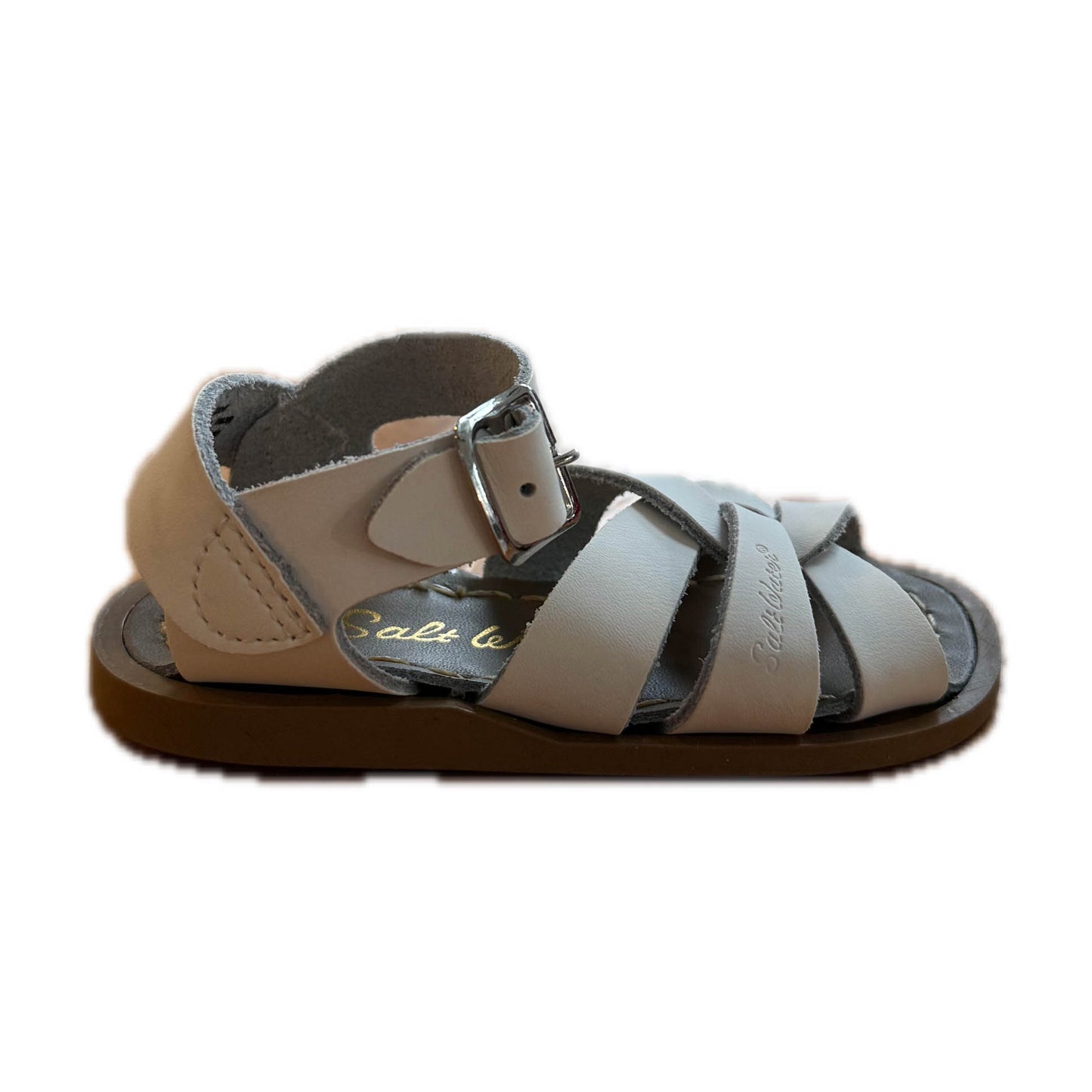 Hoy Saltwater Girls White Sandals Size: 5 Toddler White