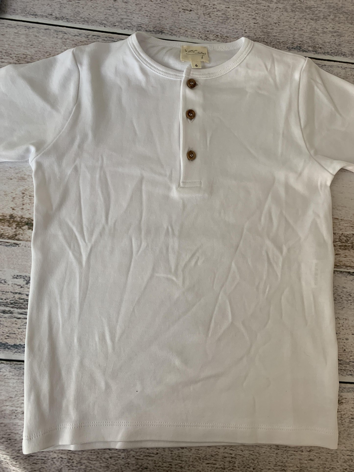 Le Petit Chiffon Unisex White Pajamas Size: 6 White