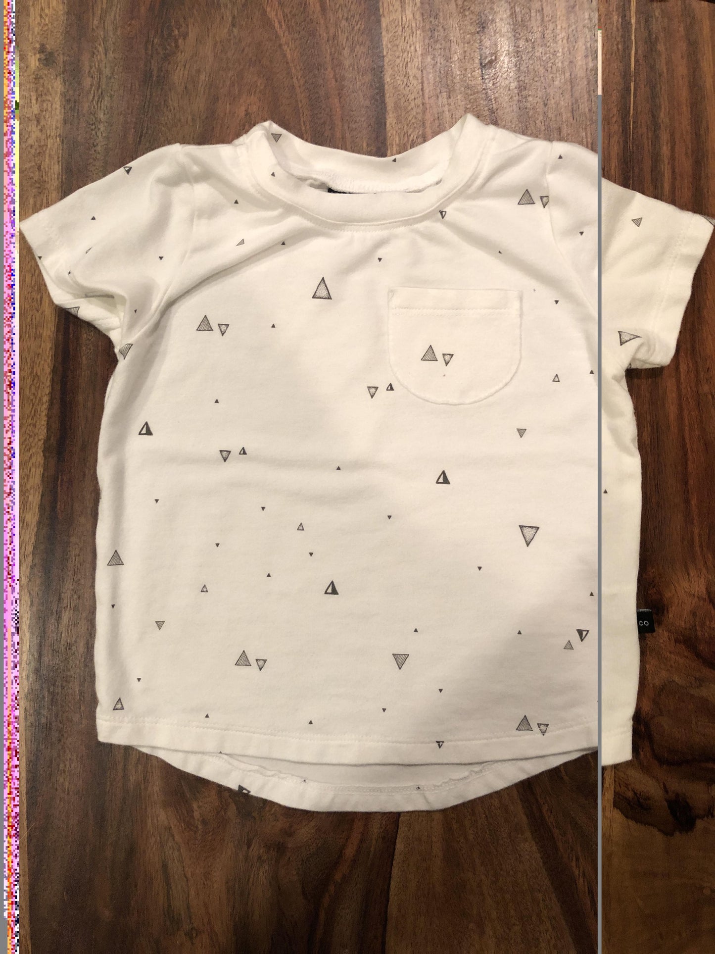 BabySprouts co Boys White T-Shirt Size: 6-12 months White