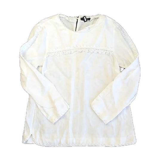 J. Crew Girls White Blouse Size: Junior 4 White