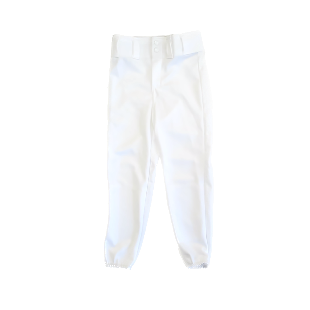 Augusta Boys White Athletic Pants Size: Youth L (8-10 Years) White