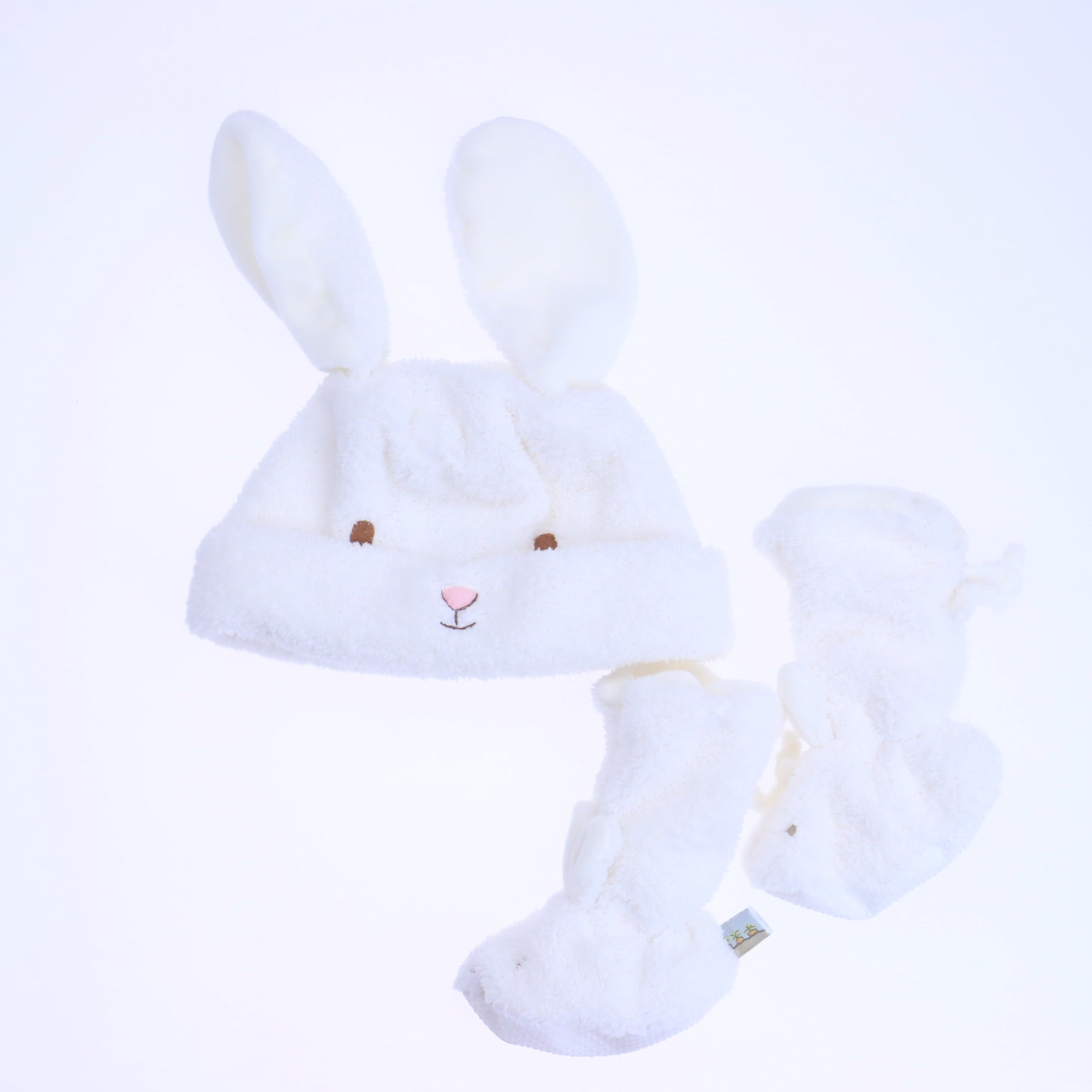 Bunnies by the Bay Girls White Hat Size: 6-12 Months White