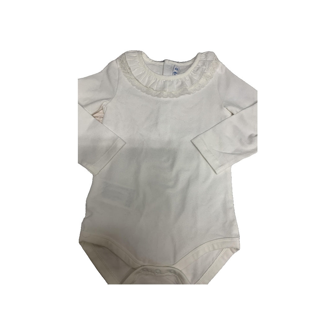 Mayoral Girls White Onesie Size: 12 months White
