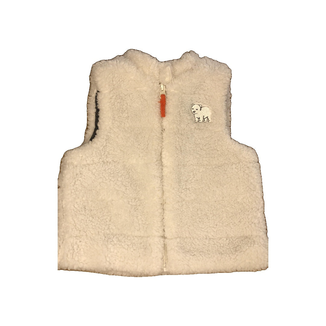 Cloud Island Unisex White Vest Size: 6-12 months White
