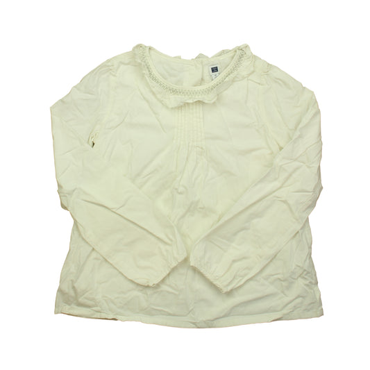 Janie and Jack Girls White Blouse Size: 12 Years White