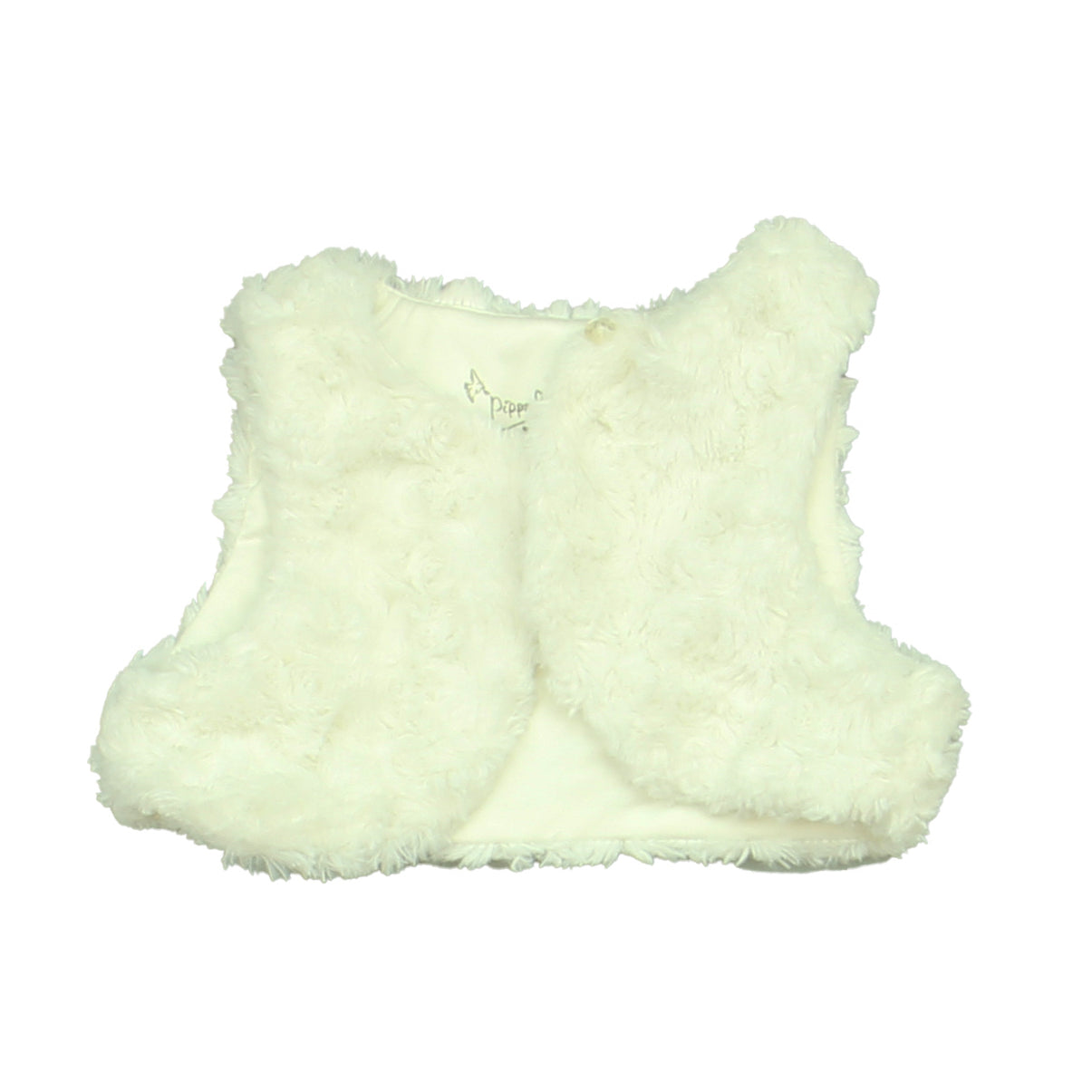 Pippa & Julie Girls White Vest Size: 2T White