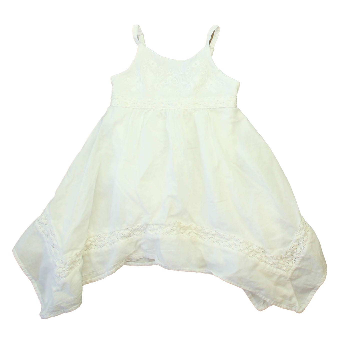 Tahari Girls White Dress Size: 24 Months White