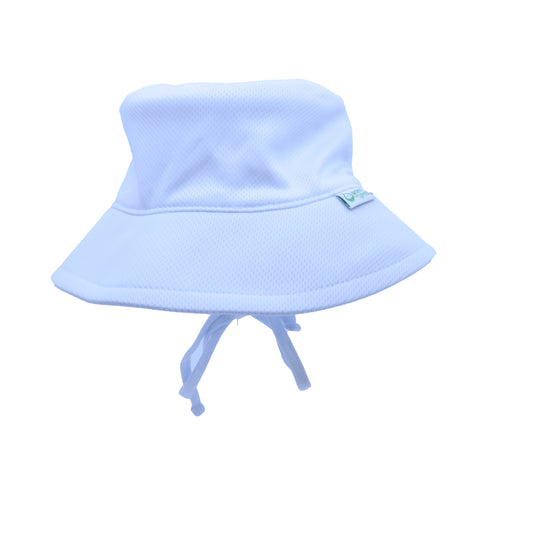 Green Sprouts Boys White Sun Hat Size: 0-6 Months White