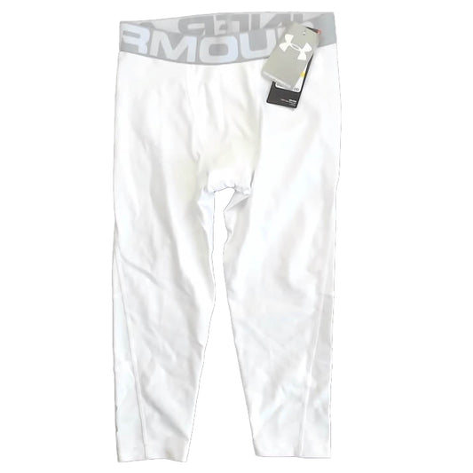 Under Armour Boys White Athletic Pants Size: 10-12 Years White