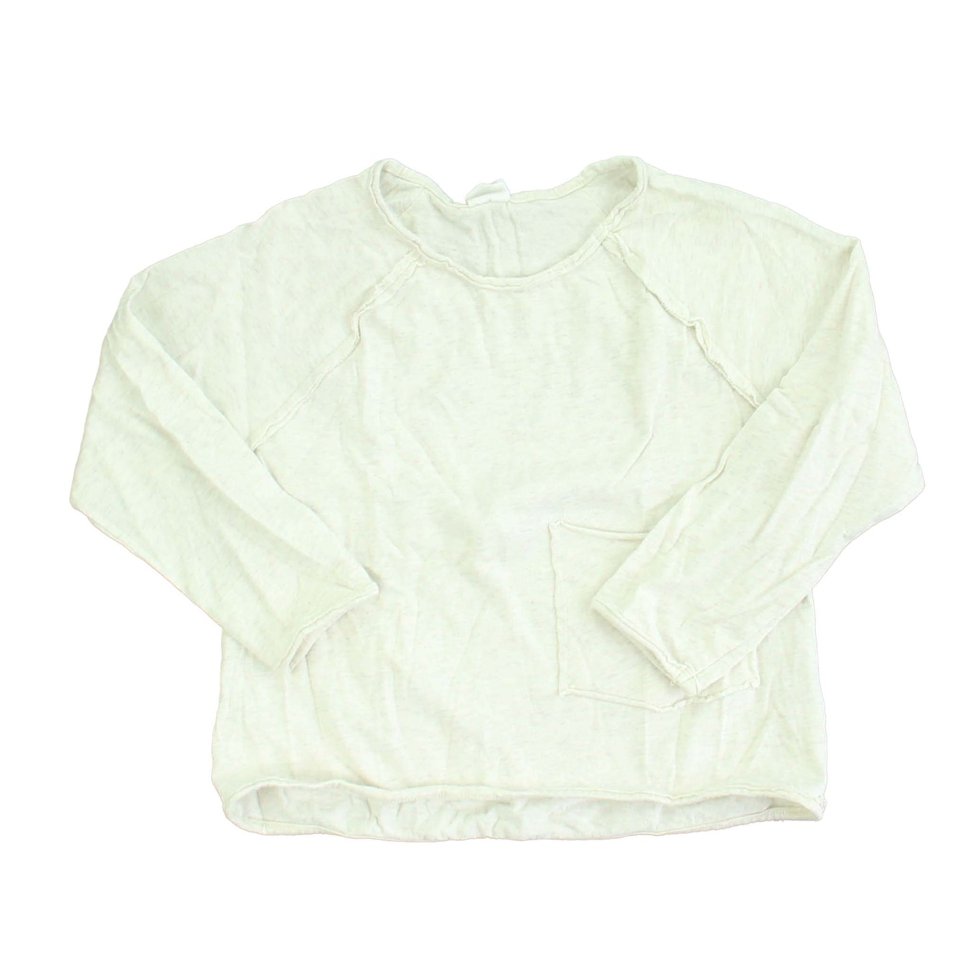 Stem Girls White Long Sleeve Shirt Size: 4T White