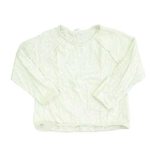 Stem Girls White Long Sleeve Shirt Size: 4T White