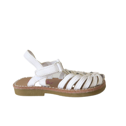 Rachel Shoes Girls White Sandals Size: 5 Toddler White