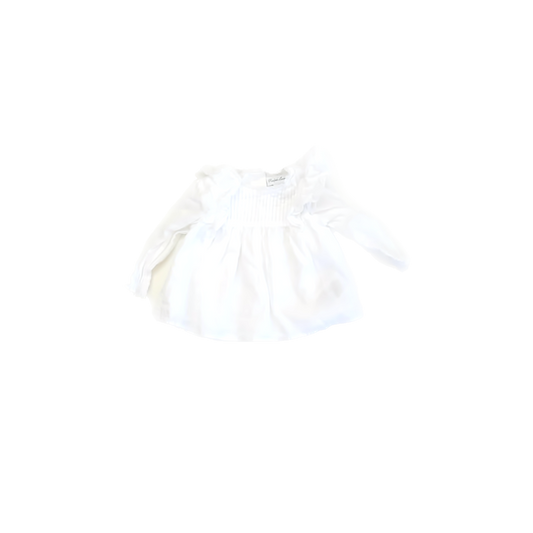 Ralph Lauren Girls White Dress Size: 3 Months White