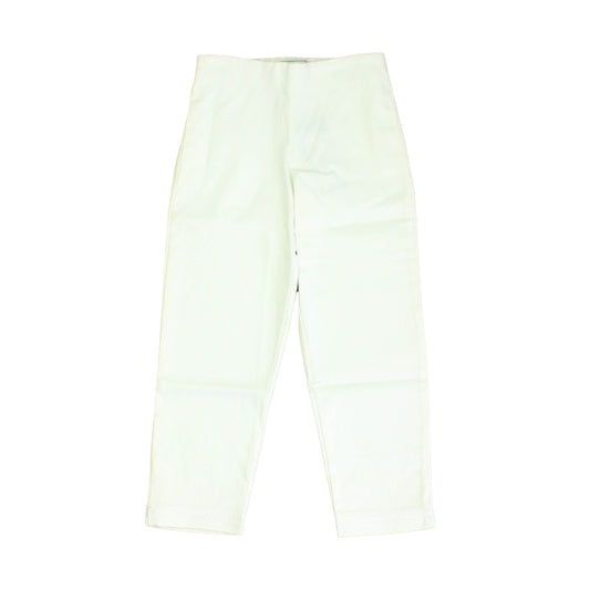 Classic Prep Girls White Pants Size: 6-14 Years White