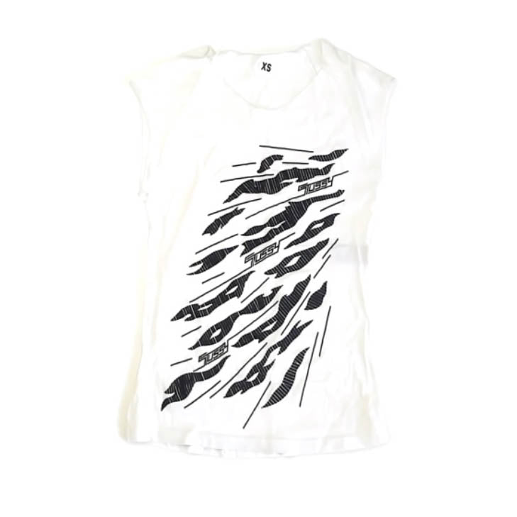 Stussy Girls White Tank Top Size: Junior XS White