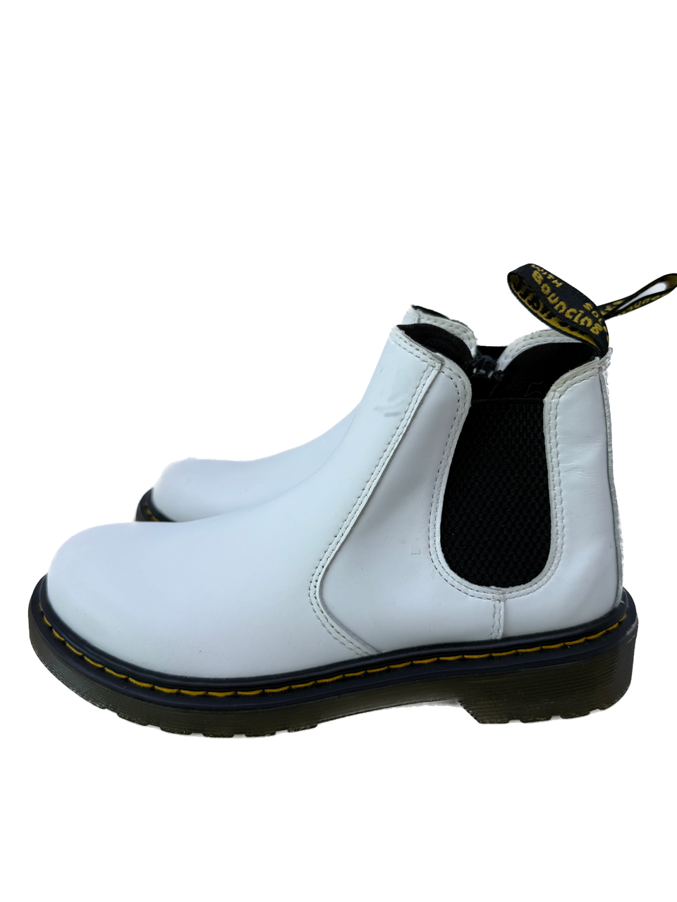 Dr Martens Girls White Boots Size: Youth 2 White