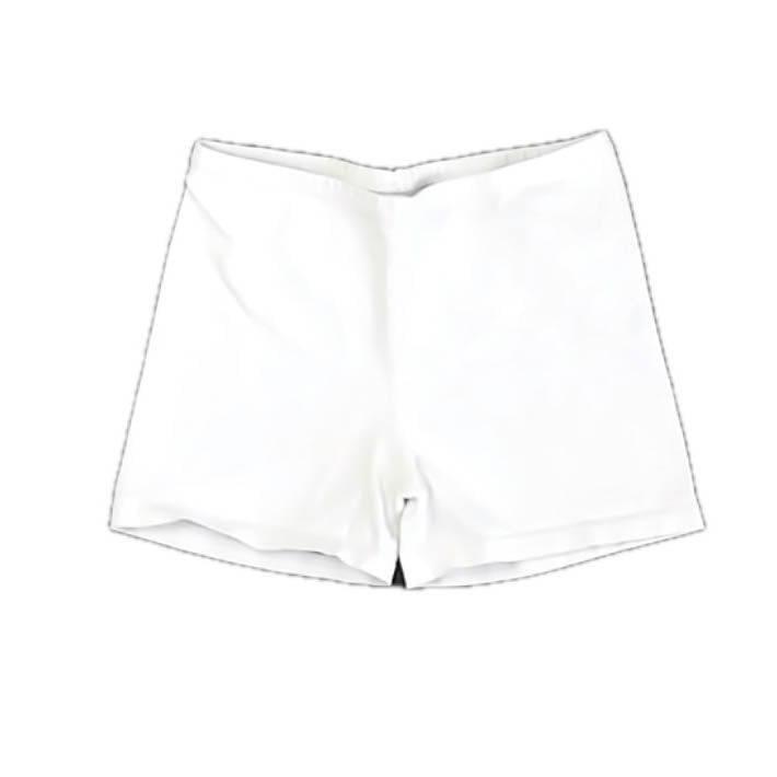Primary.com Girls White Shorts Size: 8-9 Years White