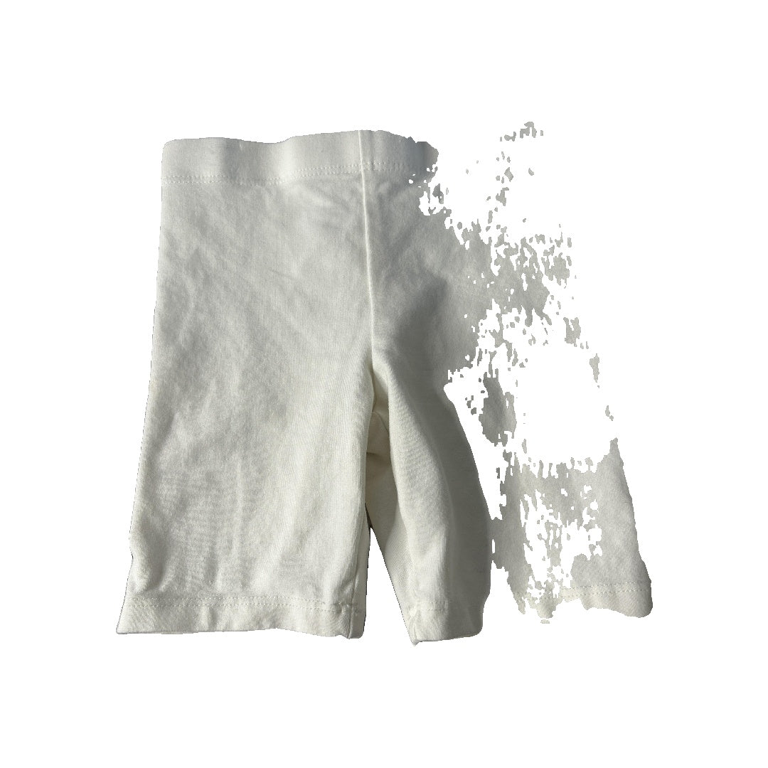 Unisex White Shorts Size: 18-24 months White
